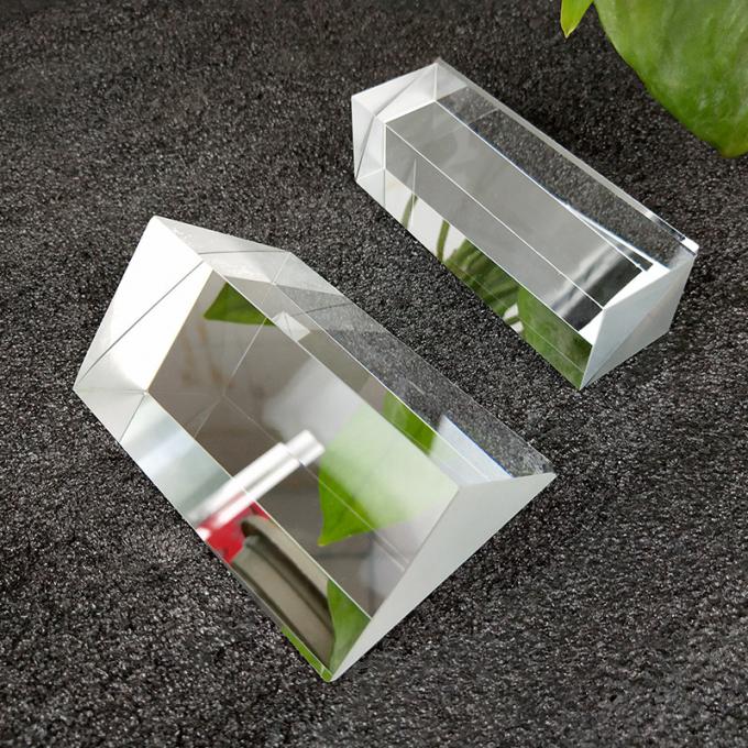 Quartz Dispersion ZnSe Quartz Optical Glass Cube Prism , Dichroic Dispersion Beam ...