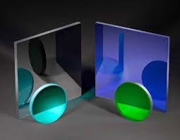 UVC Infrared 520nm Optical Glass Filters For Spectroscopy
