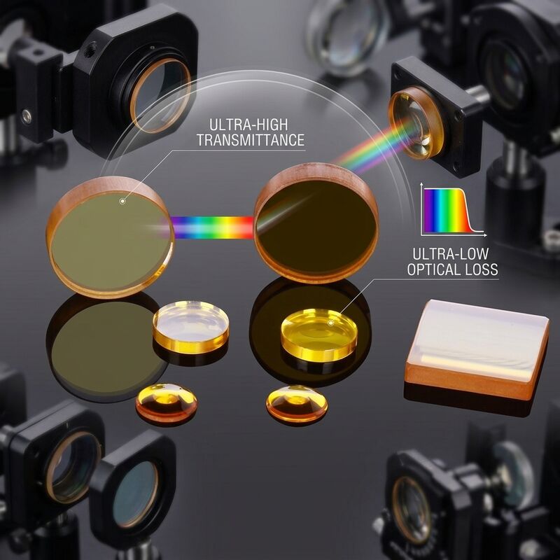 520nm Short Pass Optical Glass Filter for Precision Instruments