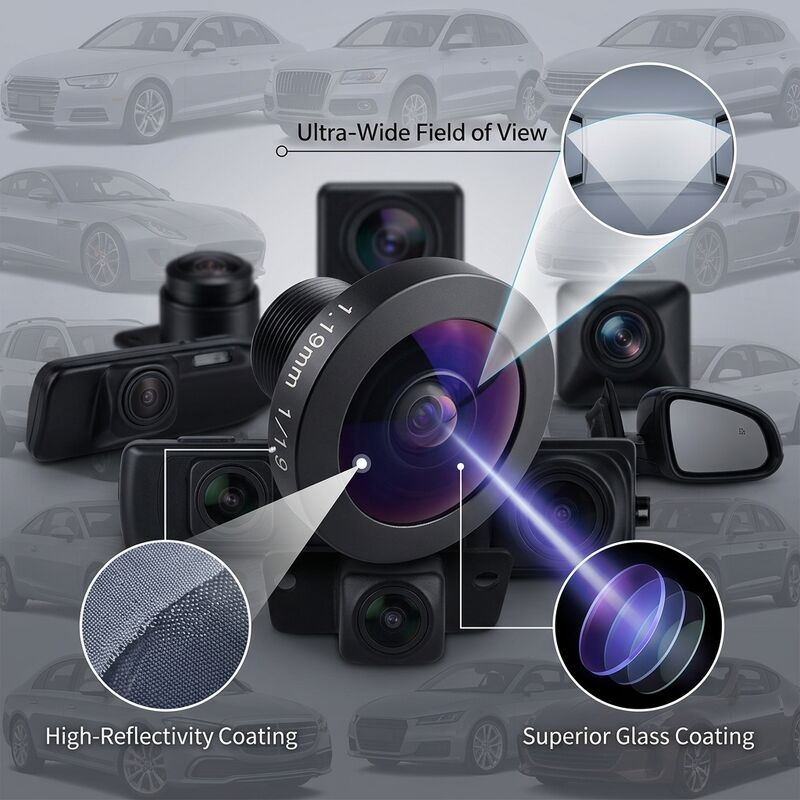 Vehicle Camera Lenses for Driver Monitoring & In-Cabin Vision