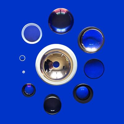 Custom BK7 Material LED Reflector Cup with 25mm Diameter and 150mm Focal Length