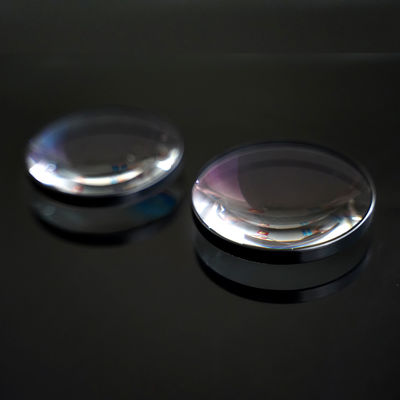 Quartz 100mm Optical Glass Lens , BK7 Convex Spherical Lens