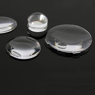 Quartz 100mm Optical Glass Lens , BK7 Convex Spherical Lens