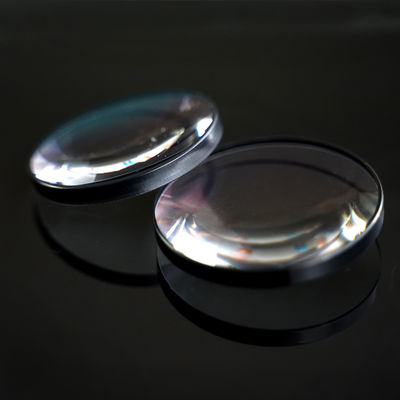 Large 150mm diameter plano convex fused silica aspheric lens 100mm