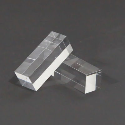 ZnSe Quartz Optical Glass Cube Prism , Dichroic Dispersion Beam Splitter Prism